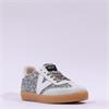 Victoria Berlin Laced Glitter Trainer - Silver Leopard